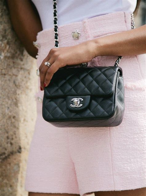 chanel mini square inside colour|chanel mini square price.